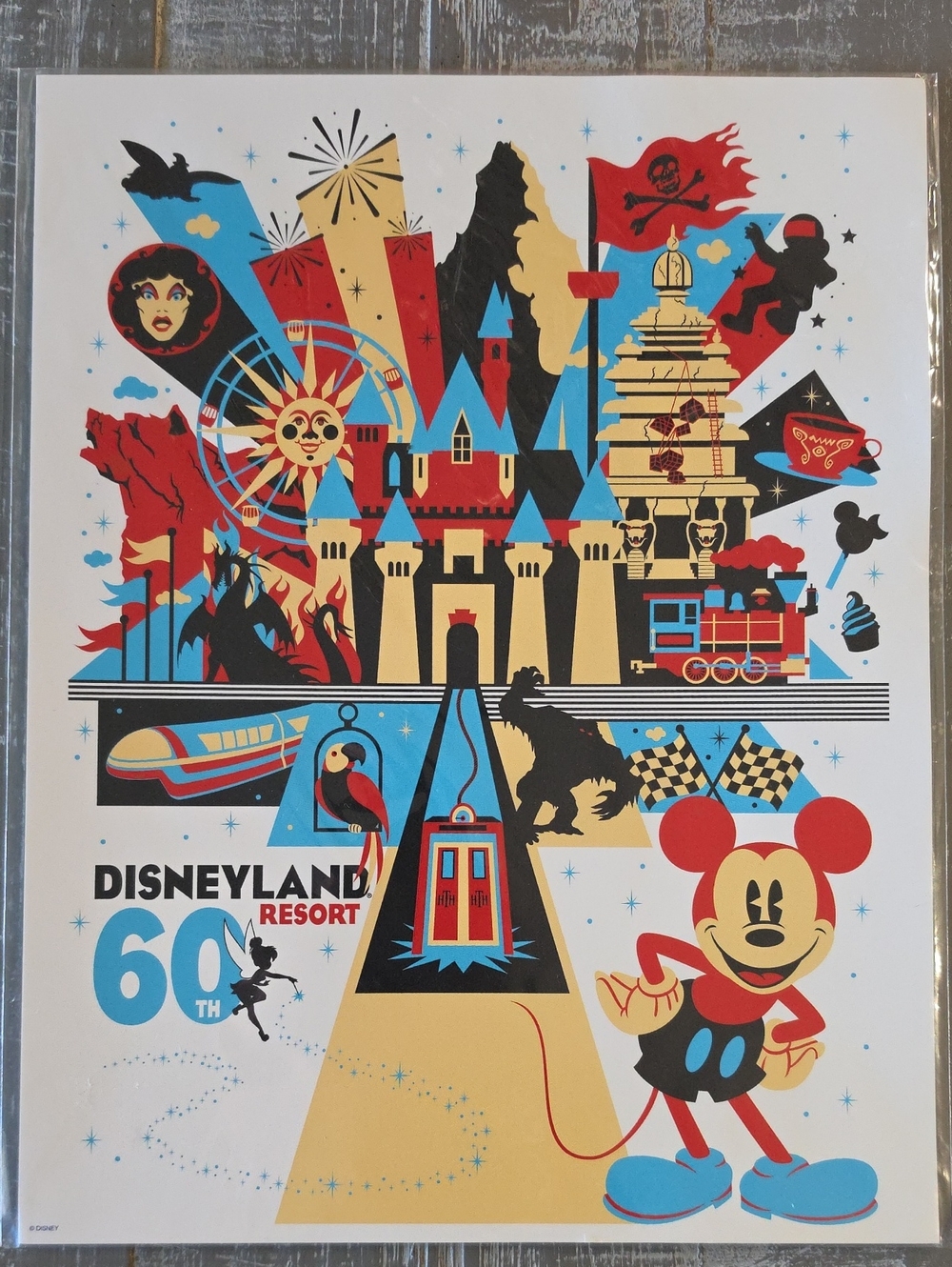 Disneyland Resort 60th Anniversary Diamond Celebration Commemorative Art Print